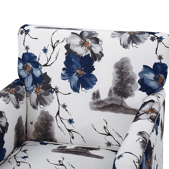 Christopher Knight Home Boaz Fabric Club Chair - Floral Print