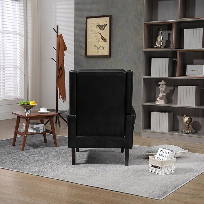 Wood Frame Armchair Modern Accent Chair Lounge Chair for Living Room