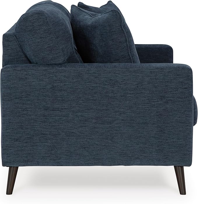 Signature Design by Ashley Bixler Classic Tufted Loveseat with Removable Cushions Blue