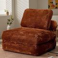 ovios Folding Sofa Bed Foldable Sleeper Chair Floor Futon Comfy Portable Convertible Fold Out Lounge Chairs for Living Room Bedroom Brown