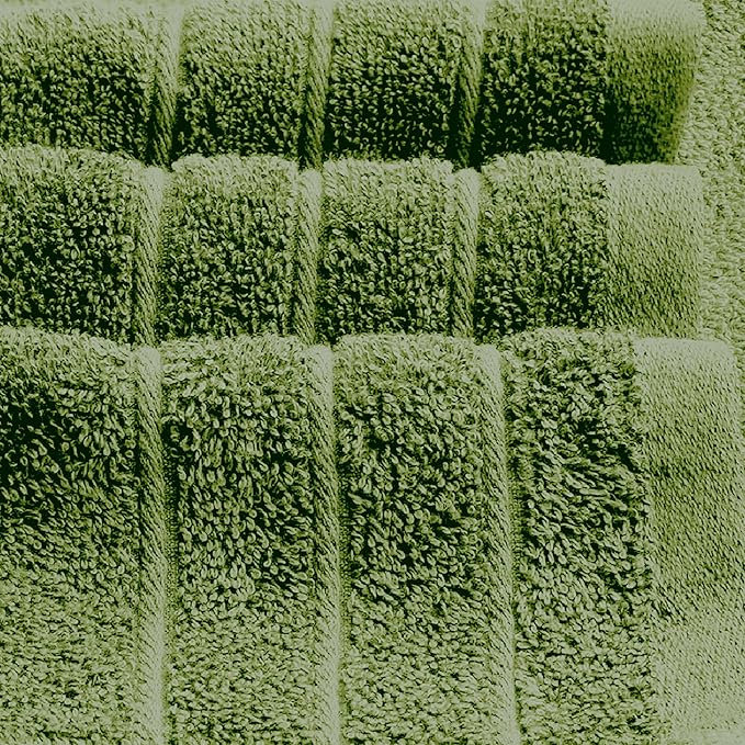 Tens Towels Pack of 2 Extra Large Bath Sheets 35 x 70 Inches 100% Cotton Larger &amp Lighter Weight Quicker to Dry Super Soft &amp Absorbent Oversized Bath Towels Green