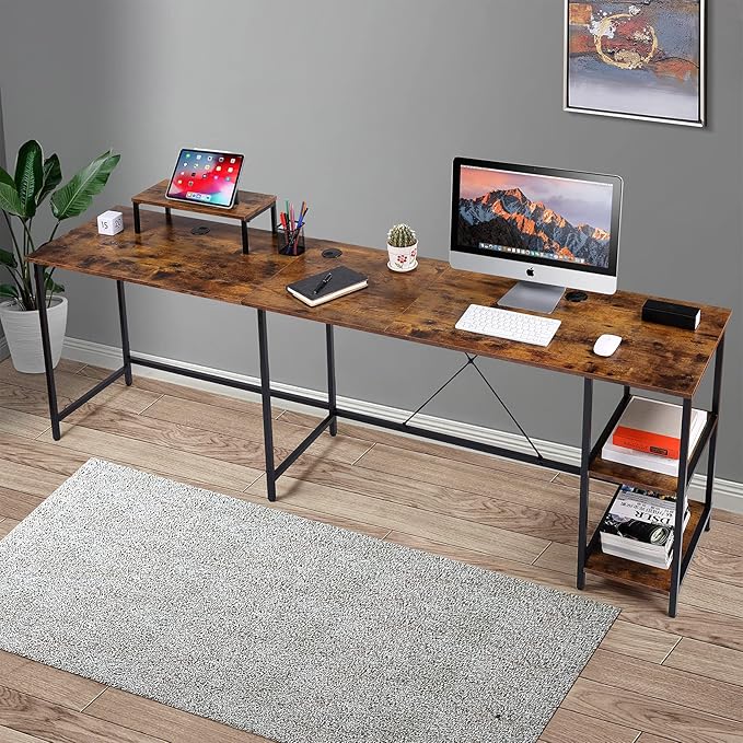 UNICOO L Shaped Desk - Corner Desk for Home Office Gaming Desk L Shape Computer Workstation Ideal Space-Saving Solution for Gamers and Professionals Sturdy and Durable Construction