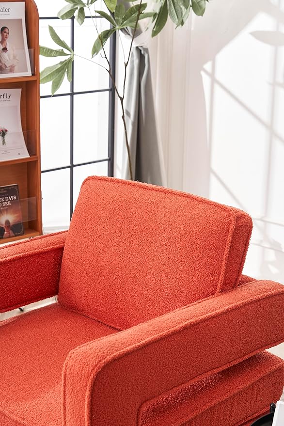 Swivel Barrel Chair for Living Room360 Degree Swivel Club Modern Accent Single Sofa Chair Small Leisure Arm Chair for Nursery Hotel Bedroom Office