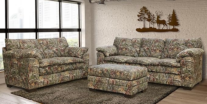 American Furniture Classics Model 8-020-A452V3 Loveseat in Superflauge Camo