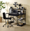 Modern All Purpose Black Finish Writing Work Study Desk Computer Desk for Home Office Living Room