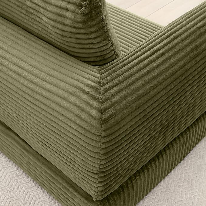 Foldable Boneless Love Seat Couches in a Box Modern Floor Foam Sleeper Sofa Bed 2-in-1 Convertible Cloud Sofa for Home Apartments Bedroom