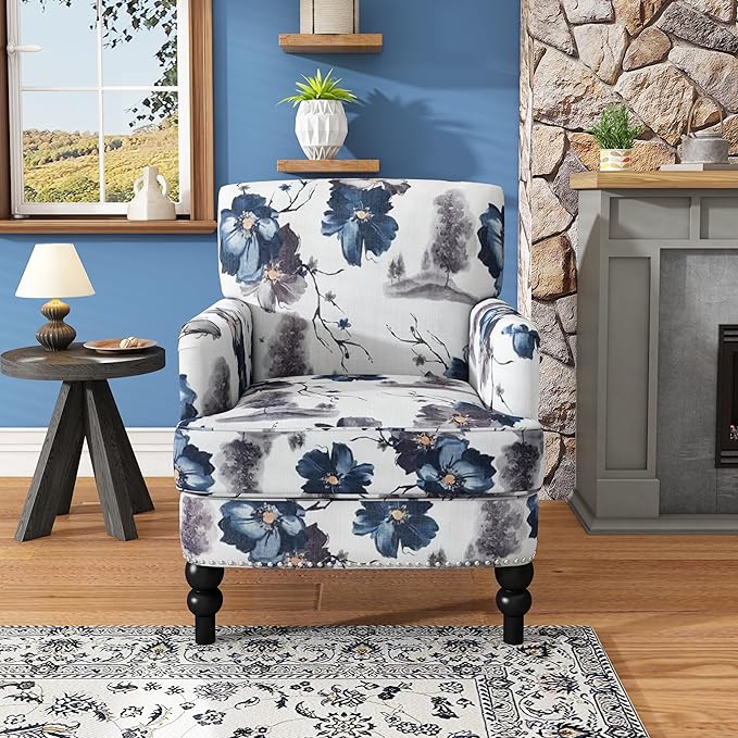 Christopher Knight Home Boaz Fabric Club Chair - Floral Print