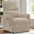 Power Recliner Chair Small Recliners for Small Spaces Electric Recliner Chairs for Adults with Remote Pillow and Side Pockets Reclining Chair with Memory Function Living Room Chenille