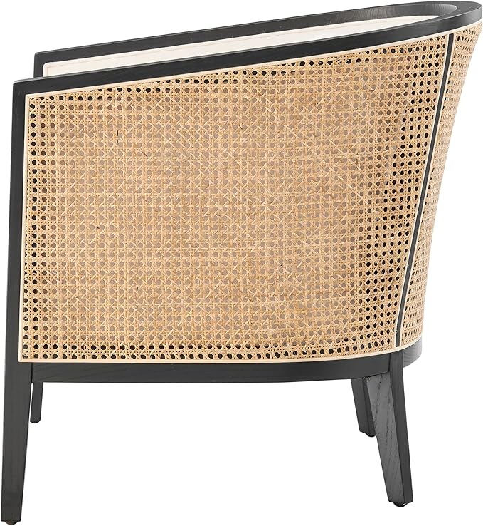 npd furniture and more Tillman Linen Accent Arm Chair w/Rattan