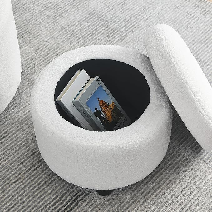 Swivel Barrel Chair Living Room Swivel Chair with Round Storage Chair 360 ° Swivel Club Chair Nursery Bedroom Office Hotel with upholstered Modern Armchair Fabric
