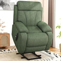 Power Lift Recliner Chair for Elderly with Remote Control - Heavy Duty 330 lbs Snowflake Velvet Fabric Compact Electric Lift Chair for Seniors Small Spaces Living Room Bedroom