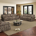 Luxury 3&amp4-Seater Sectional Couch Elegant Pleated Skirt Design and Rolled Arms 26.4 Extra-Deep Seat Couches for Living Room Apartment Soft Cushions &amp Sturdy Frame Oxford Sofa Black Flor