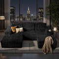 114 Cloud Sectional Couches with OttomanU Shaped Boneless Couch in A BoxDeep Seat Modular Sectional Sofa with Comfy Chaise No Assembly RequiredBlack