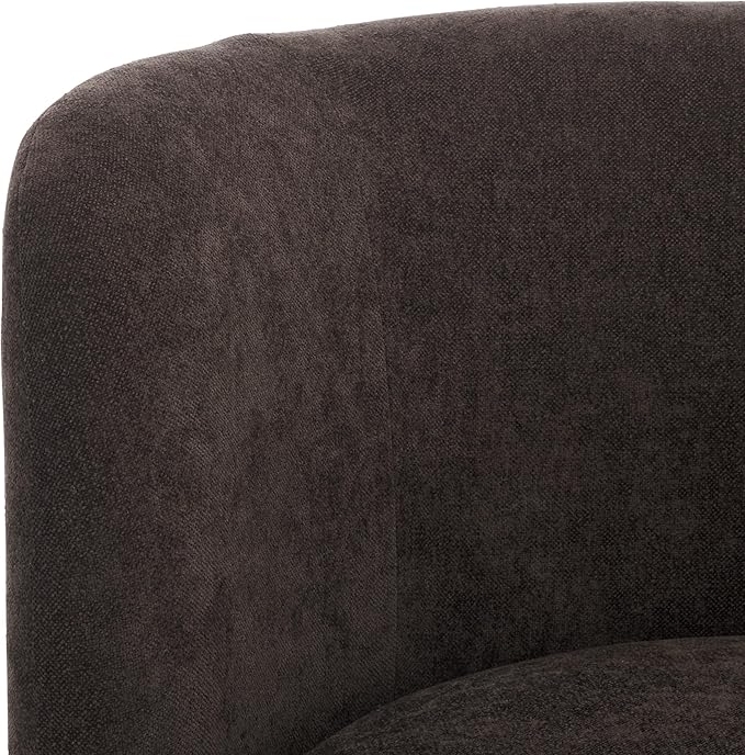 SAFAVIEH Home Collection Hayls Brown Linen Swivel Accent Chair (Fully Assembled)