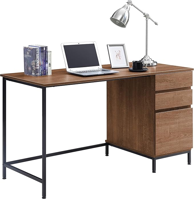 Lorell LLR97615 SOHO 3-Drawer Desk 1 Each