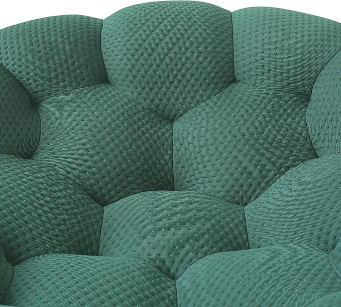 WJShome Modern Bubble Sofa Couch 48.43 Curved Sofas for Living Room Boneless Large Bean Bag ChairDeep Seat Single Couch Floor Sofas Chair Lounge for HomeGreen