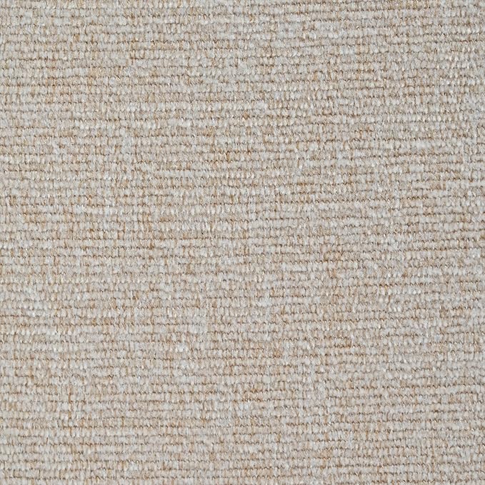 kevinplus 105.5'' Sectional Sofa Couch for Living Room Modern Contemporary 3-Seat Upholstered Sectional Couch Sofa with Curved Seat for Apartment Home Office Chenille Fabric Beige