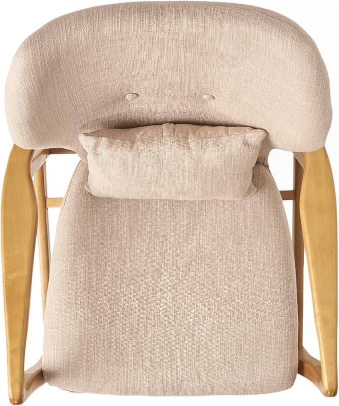 Christopher Knight Home Haddie Wood Frame Club Chair Beige