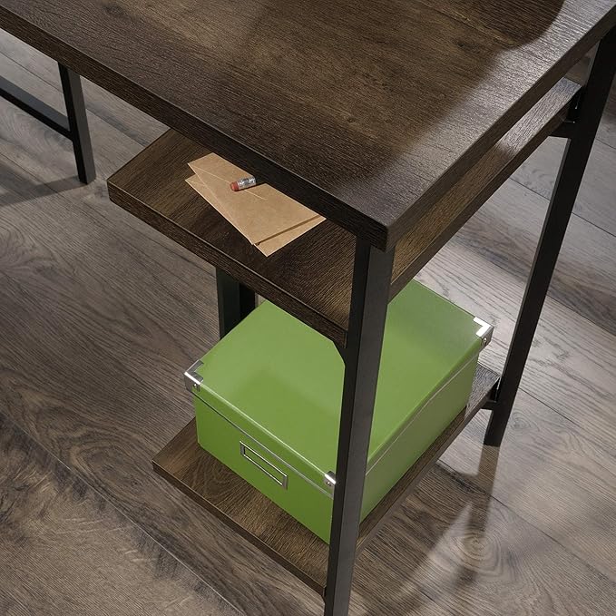 Sauder North Avenue L-Shaped Desk Smoked Oak Finish