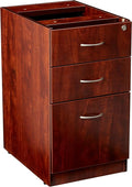 Lorell LLR69604 69000 Series Free Standing Fixed Pedestals Cherry