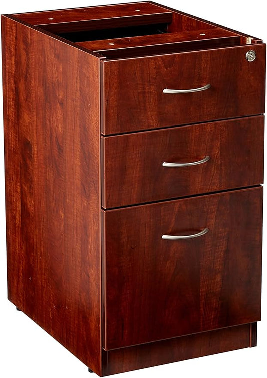 Lorell LLR69604 69000 Series Free Standing Fixed Pedestals Cherry