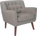 OSP Home Furnishings Arm Chair 32 x 28.63 x 31.63 Cement