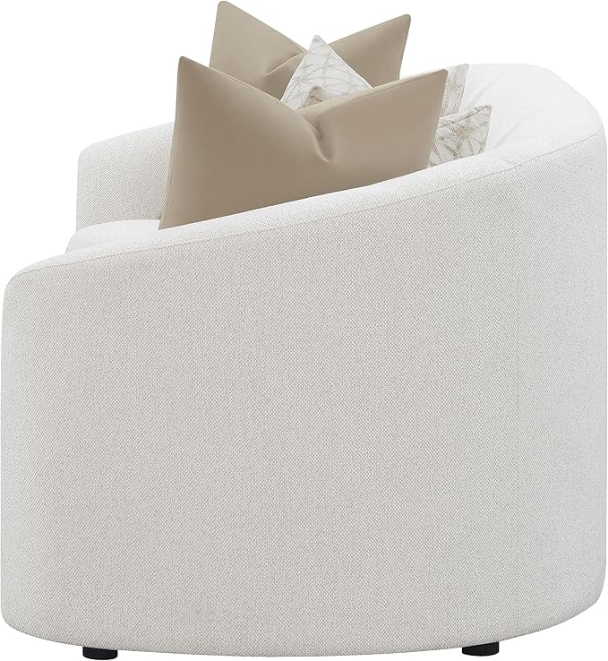 Coaster Home Furnishings Rainn Upholstered Tight Back Sofa Latte