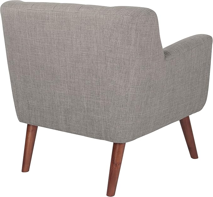 OSP Home Furnishings Arm Chair 32 x 28.63 x 31.63 Cement