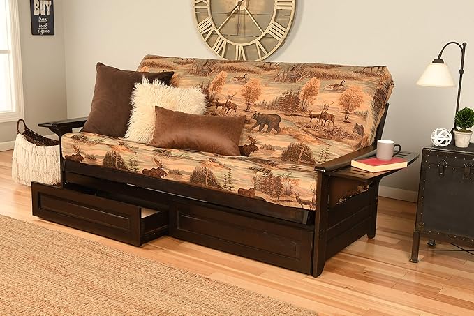 Kodiak Futons Futon with Storage Drawers
