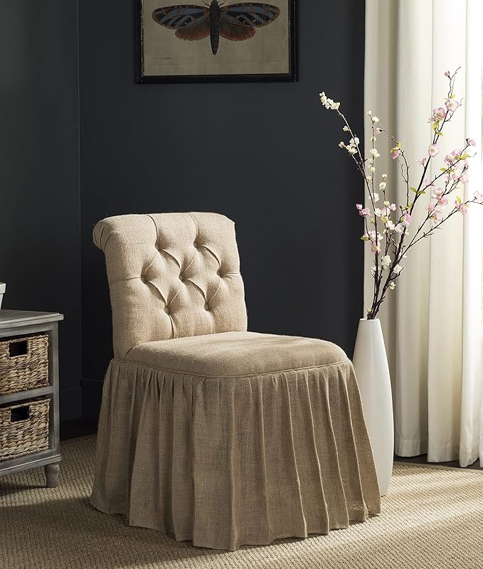 Safavieh Mercer Collection Allie Taupe Vanity Chair