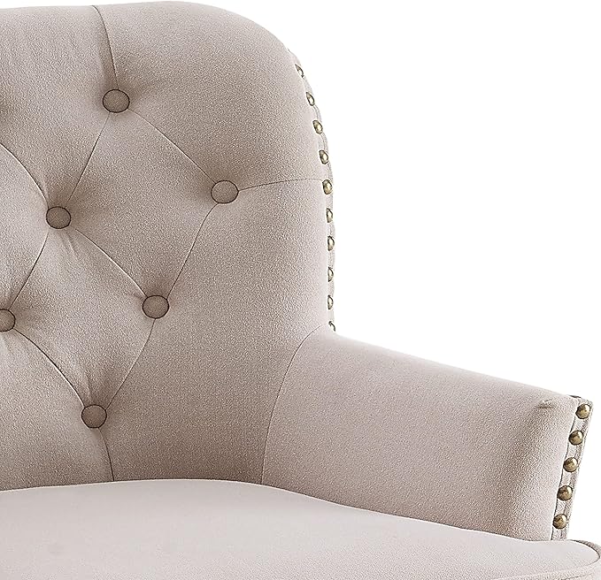 Rosevara Atlas Accent Chairs for Living Room Furniture Living Room Chairs Reading Chair for Room Arm Chairs for Living Room Comfy Chair for Bedroom Small Accent Chairs for Bedroom Velvet Light Cream
