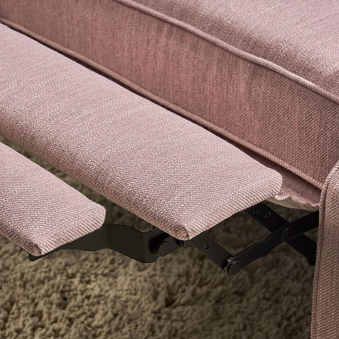 Christopher Knight Home Salome Push Back Recliner Light Blush Dark Brown