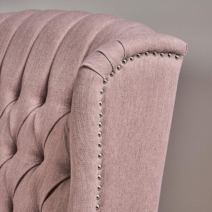 Christopher Knight Home Salome Push Back Recliner Light Blush Dark Brown