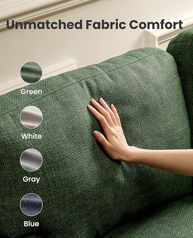 Amada 40 Oversized Accent Sofa Chair Modern Armchair with Deep Seat Comfy Upholstered Large Reading Chair with Removable Washable Covers for Living Room &amp Bedroom Office