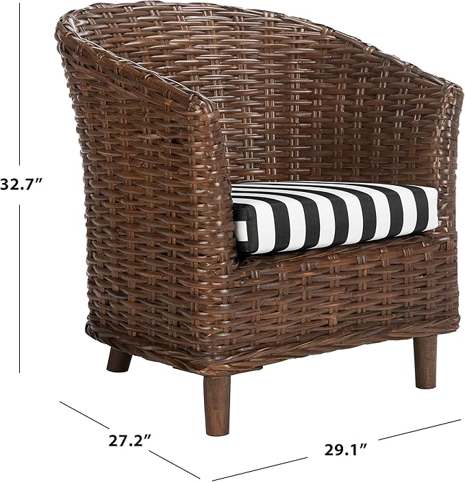 Safavieh Home Collection Omni Honey Barrel Chair