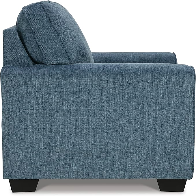 Signature Design by Ashley Cashton Modern Upholstered Chair Blue