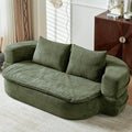 79 Sofa BedBoneless Boneless Couch Bed 3 in 1 Full Size Sleeper Sofa (Green)