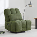 Watson &amp Whitely Oversized Power Recliner Chair for Adults Swivel Rocker Recliner Chair with Lumbar Support Ultra-Comfy Glider Recliner for Living Room Theater Seating Single Sofa Olive