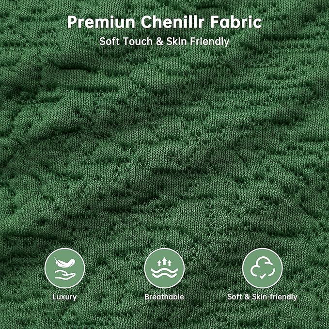 140 U-Shaped Modular Sectional Sofa for Living Room3 Seater Cloud Sectional Couch with Chaise LoungeDeep Seat with PillowsNo Assembly Required (Green)