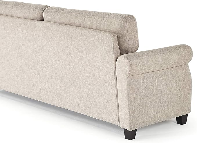 Zinus Josh Sofa Couch/Easy Tool-Free Assembly Beige