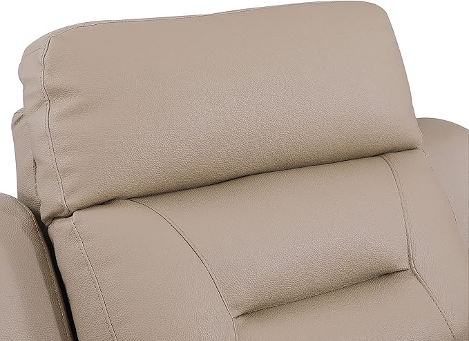 Blackjack Furniture Walker Leather Match Upholstered Reclining Living Room Chair Hazel Wood