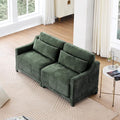 Livavege 73.2 Loveseat Sectional Sofa Modern 2 Seater Love Seat Couches for Living Room Upholstered Deep Seat Couch with Thick Cushions &amp Solid Wood Frame for Small Space Bedroom ApartmentGr
