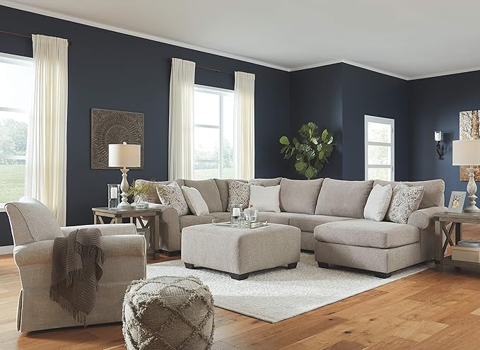 Signature Design by Ashley Searcy Upholstered Swivel Glider Accent Chair Gray