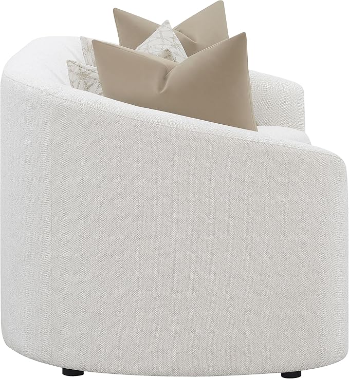 Coaster Home Furnishings Rainn Upholstered Tight Back Sofa Latte