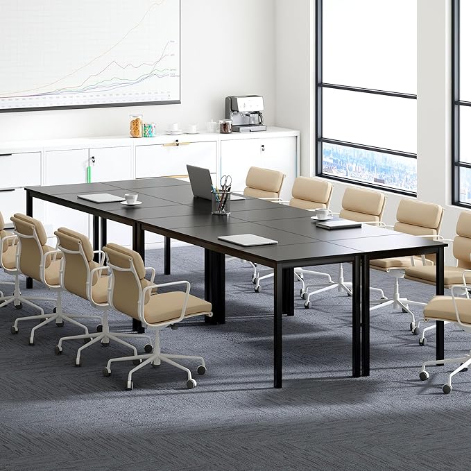 Need 70.8 Inch Executive Office Desk Large Stylish Computer Desk Simple Study Writing Desk Workstation Business Furniture for Home Office Black