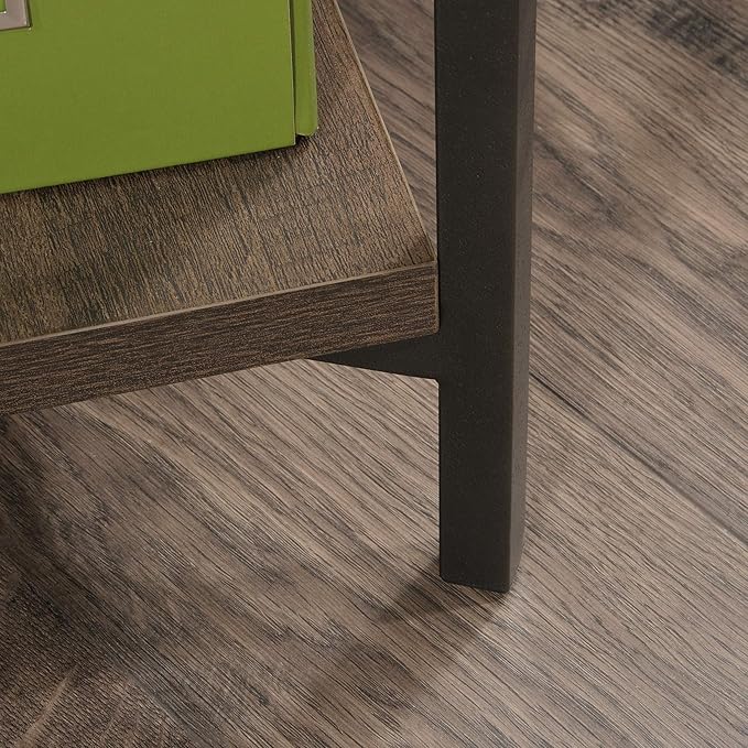 Sauder North Avenue L-Shaped Desk Smoked Oak Finish