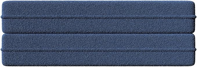Ball &amp Cast 78 Floor Sofa Bed with 2 PillowsConvertible Teddy Fabric Foam-Filled Sleeper Sofa BedPull Out Couch Full Size Folding Mattress for Living RoomPlayroomNo Assembly RequiredBlue