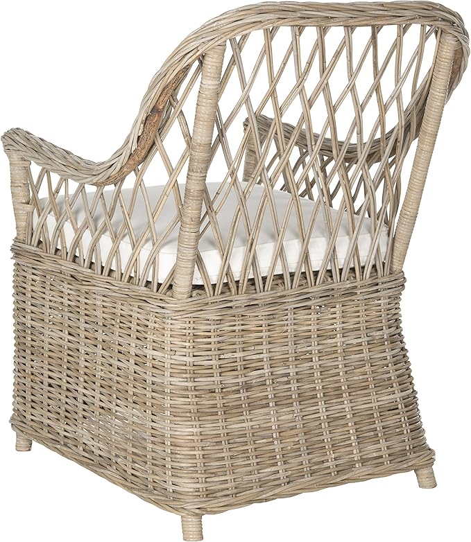 Safavieh Home Collection Maluku Soft Grey Arm Chair
