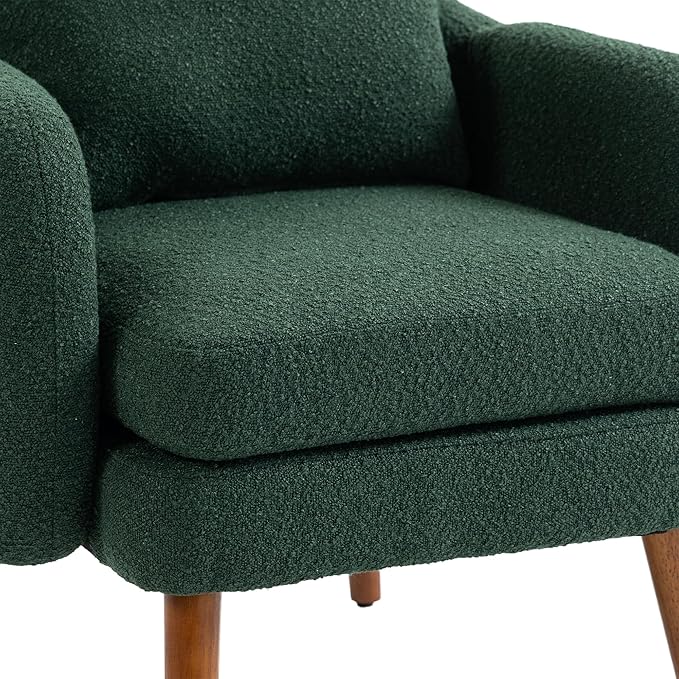Wood Frame Armchair Modern Accent Chair Lounge Chair for Living Room