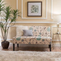 Christopher Knight Home Dejon Fabric Love Seat White And Blue Floral